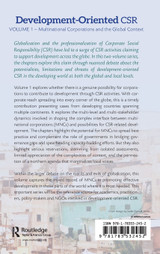 Development-Oriented Corporate Social Responsibility: Volume 1