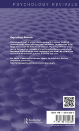 Parent-Baby Attachment in Premature Infants (Psychology Revivals)