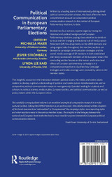 Political Communication in European Parliamentary Elections