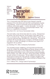 Therapist as a Person