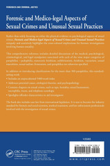 Forensic and Medico-legal Aspects of Sexual Crimes and Unusual Sexual Practices