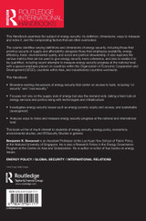 Routledge Handbook of Energy Security