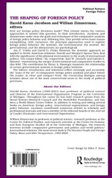 Shaping of Foreign Policy