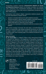 Nonparametric Statistics for Social and Behavioral Sciences