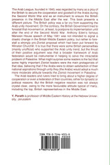 In Search of Arab Unity 1930-1945