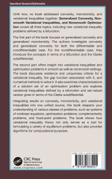 Generalized Convexity, Nonsmooth Variational Inequalities, and Nonsmooth Optimization