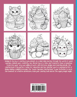 Sweet Cupcakes Coloring Book : Adorable Fun  & Easy to Color Sweet Treats Images for Adults and Kids by RITA Z. ADAMS (Paperback)