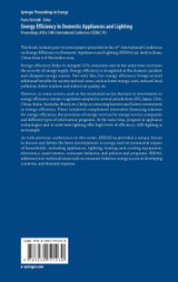 Energy Efficiency in Domestic Appliances and Lighting by Paolo Bertoldi (Hardcover)