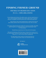 Finding Firmer Ground : : The Role of Higher Education in U.S.-China Relations by Yawei Liu/Michael Cerny (Paperback)
