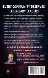 Legendary Leadership : How Ordinary People Become Uncommon Leaders by Bruce B. Baird (Hardcover)