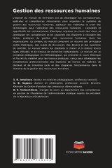 Gestion des ressources humaines by Shamsiya Kurultaevna Ismailova (Paperback)