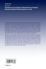 Photoelectron-Ion Correlation in Photoionization of a Hydrogen Molecule and Molecule-Photon Dynamics in a Cavity by Takanori Nishi (Paperback)