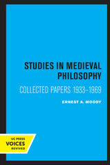 Studies in Medieval Philosophy, Science, and Logic