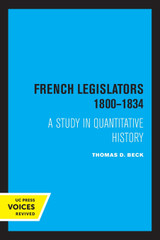 French Legislators 1800 - 1834 French Legislators 1800 - 1834