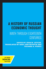 A History of Russian Economic Thought A History of Russian Economic Thought