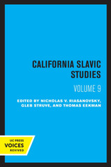 California Slavic Studies, Volume IX