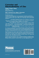 Corrosion and Electrochemistry of Zinc