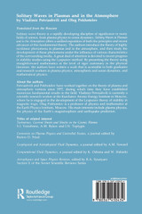 Solitary Waves in Plasmas and in the Atmosphere Solitary Waves in Plasmas and in the Atmosphere