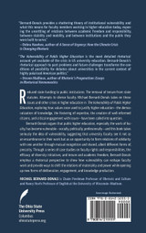 The Vulnerability of Public Higher Education The Vulnerability of Public Higher Education