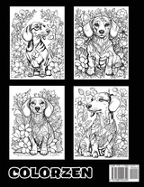 Floral Dachshund Delights