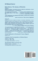 The Anatomy of Melancholy