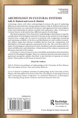 Archeology in Cultural Systems