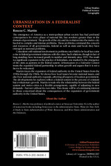 Urbanization in a Federalist Context