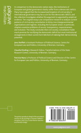 Civil Society Participation in European and Global Governance