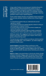 Qualitative Research in Applied Linguistics Qualitative Research in Applied Linguistics