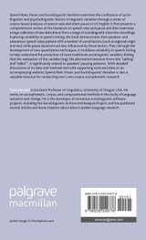 Speech Rate, Pause, and Sociolinguistic Variation