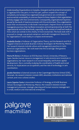 Understanding Organizations in Complex, Emergent and Uncertain Environments Understanding Organizations in Complex, Emergent and Uncertain Environments