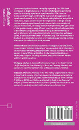 Experimental Political Science Experimental Political Science