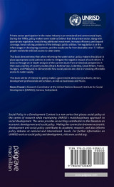 Social Policies and Private Sector Participation in Water Supply Social Policies and Private Sector Participation in Water Supply