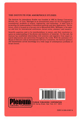 Physical Properties of Amorphous Materials Physical Properties of Amorphous Materials