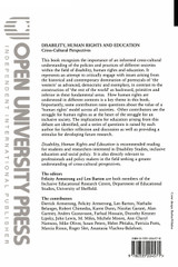 Disability, Human Rights and Education Disability, Human Rights and Education