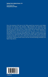 Strong Field Laser Physics