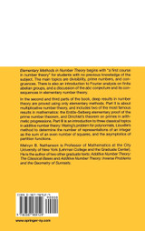 Elementary Methods in Number Theory