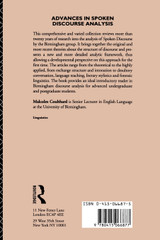 Advances in Spoken Discourse Analysis