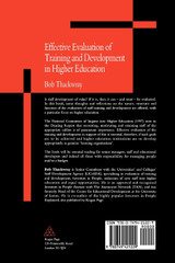 The Effective Evaluation of Training and Development in Higher Education