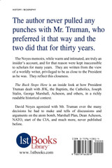 "The Buck Stops Here" Said Harry Truman