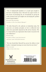The 21 Indispensable Qualities of a Leader (International Edition)
