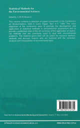 Statistical Methods for the Environmental Sciences Statistical Methods for the Environmental Sciences