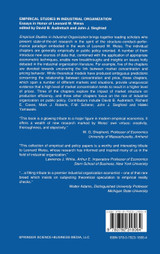 Empirical Studies in Industrial Organization