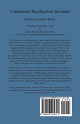 Confidential Recollections Revealed