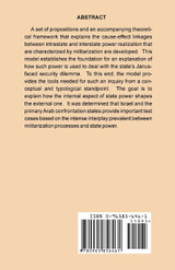 Militarization and State Power in the Arab-Israeli Conflict