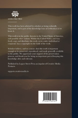 Physica Sacra; Volume 1