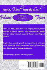 Just One Word Weekly Devotional - Volume Two Just One Word Weekly Devotional - Volume Two