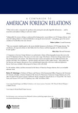 Companion to American Foreign Relations Companion to American Foreign Relations