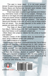 The Verdict of History, Sacco and Vanzetti The Verdict of History, Sacco and Vanzetti
