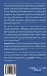 Critical Examinations of Quality in Early Education and Care